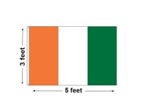 3'x5' Cote D ivoire Nylon Outdoor Flag