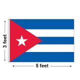 3'x5' Cuba Nylon Outdoor Flag