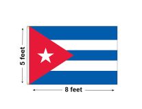 5'x8' Cuba Nylon Outdoor Flag