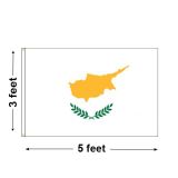 3'x5' Cyprus Nylon Outdoor Flag