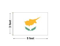 3'x5' Cyprus Nylon Outdoor Flag