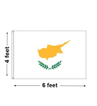 4'x6' Cyprus Nylon Outdoor Flag