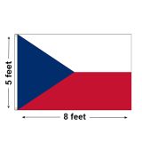 5'x8' Czech Republic Nylon Outdoor Flag