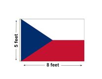 5'x8' Czech Republic Nylon Outdoor Flag