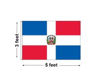 3'x5' Dominican Republic Nylon Outdoor Flag