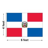 4'x6' Dominican Republic Nylon Outdoor Flag