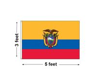 3'x5' Ecuador Nylon Outdoor Flag