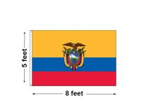 5'x8' Ecuador Nylon Outdoor Flag