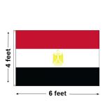 4'x6' Egypt Nylon Outdoor Flag