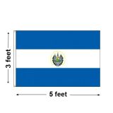 3'x5' El Salvador Nylon Outdoor Flag