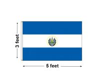 3'x5' El Salvador Nylon Outdoor Flag