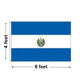 4'x6' El Salvador Nylon Outdoor Flag