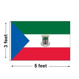 3'x5' Equatorial Guinea Nylon Outdoor Flag