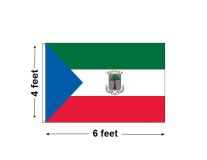 4'x6' Equatorial Guinea Nylon Outdoor Flag