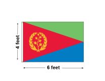 4'x6' Eritrea Nylon Outdoor Flag