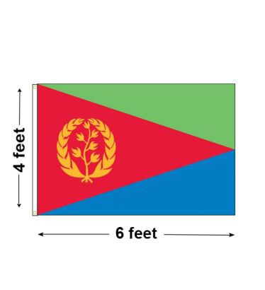 4'x6' Eritrea Nylon Outdoor Flag