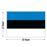 3'x5' Estonia Nylon Outdoor Flag