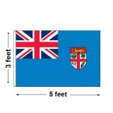 3'x5' Fiji Nylon Outdoor Flag