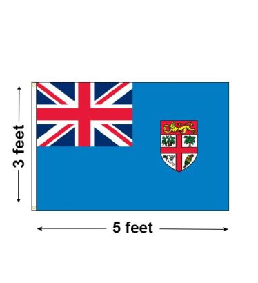 3'x5' Fiji Nylon Outdoor Flag