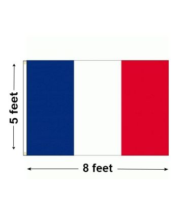 5'x8' France Nylon Outdoor Flag