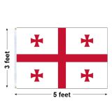 3'x5' Georgia Republic Nylon Outdoor Flag