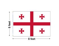 5'x8' Georgia Republic Nylon Outdoor Flag