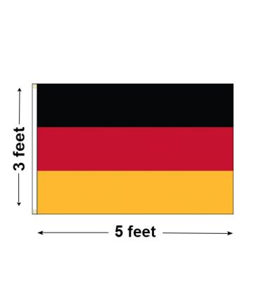 3'x5' Germany Nylon Outdoor Flag