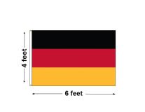 4'x6' Germany Nylon Outdoor Flag