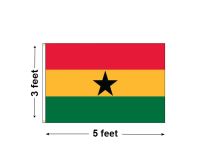 3'x5' Ghana Nylon Outdoor Flag