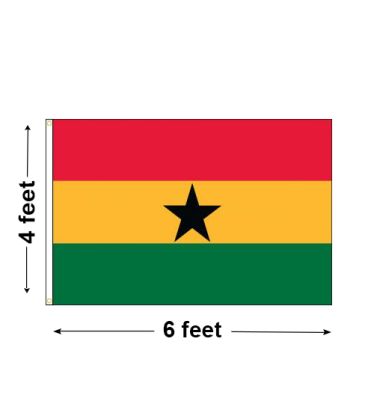 4'x6' Ghana Nylon Outdoor Flag