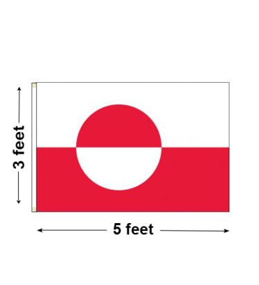 3'x5' Greenland Nylon Outdoor Flag