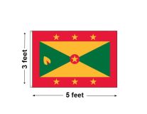 3'x5' Grenada Nylon Outdoor Flag