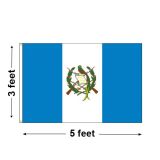 3'x5' Guatemala Nylon Outdoor Flag