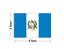 3'x5' Guatemala Nylon Outdoor Flag