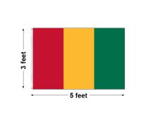 3'x5' Guinea Nylon Outdoor Flag