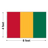 4'x6' Guinea Nylon Outdoor Flag