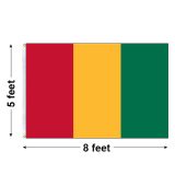 5'x8' Guinea Nylon Outdoor Flag