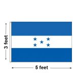 3'x5' Honduras Nylon Outdoor Flag