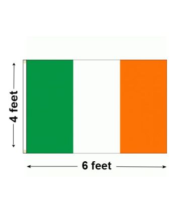 4'x6' Ireland Nylon Outdoor Flag