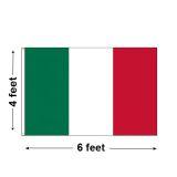 4'x6' Italy Nylon Outdoor Flag