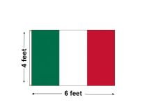 4'x6' Italy Nylon Outdoor Flag