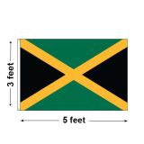 3'x5' Jamaica Nylon Outdoor Flag