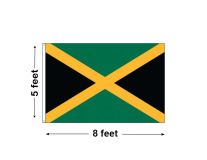 5'x8' Jamaica Nylon Outdoor Flag