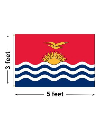 3'x5' Kiribati Nylon Outdoor Flag