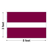 3'x5' Latvia Nylon Outdoor Flag