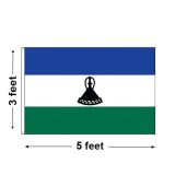 3'x5' Lesotho Nylon Outdoor Flag