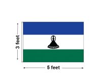 3'x5' Lesotho Nylon Outdoor Flag