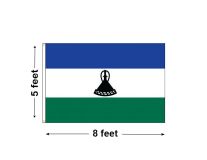 5'x8' Lesotho Nylon Outdoor Flag