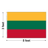 3'x5' Lithuania Nylon Outdoor Flag