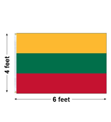 4'x6' Lithuania Nylon Outdoor Flag